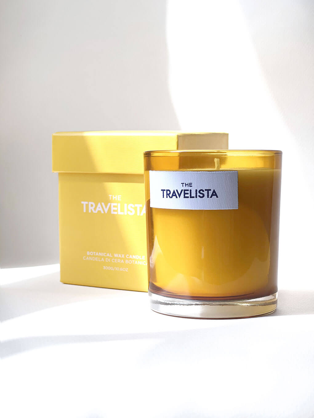 The Travelista pure botanical candle range
